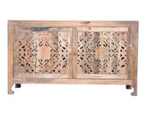 Indian Handmade Solid Wood Carved Sideboard